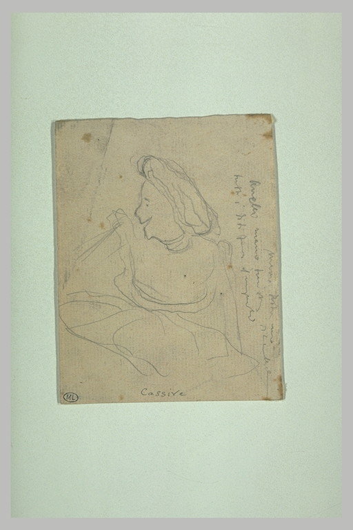 Cassive dans "La dame de chez Maxim", vignette, caricature de Cappiello
