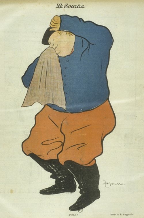 Caricature de Polin par Cappiello