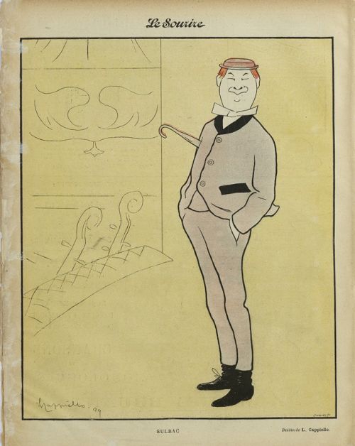 Sulbac, caricature de Cappiello