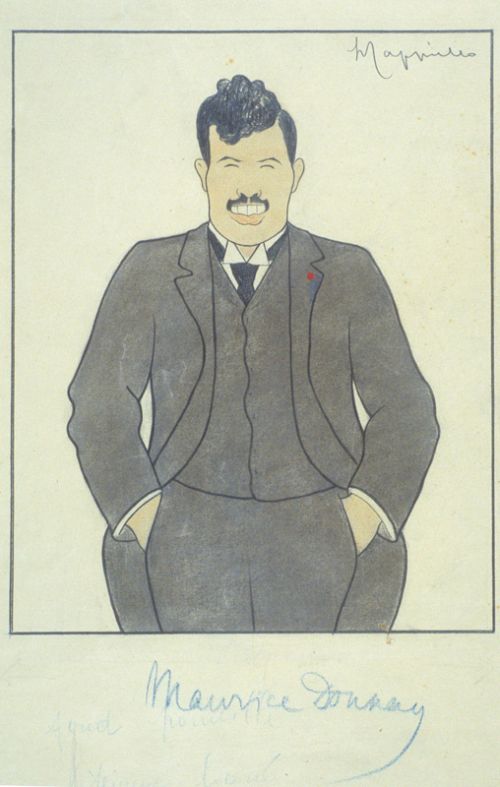 Maurice Donnay, original, caricature de Cappiello