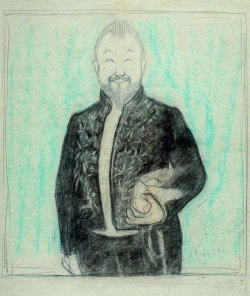 "Il n'y a pas de quoi rire, monsieur Lavedan ", étude originale de Cappiello.