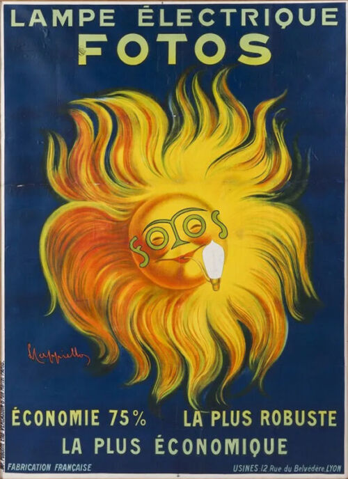 Lithographie publicitaire : Lampe Electrique Fotos