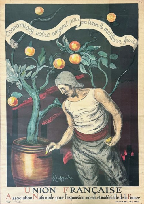 Union Française, affiche publicitaire de Cappiello