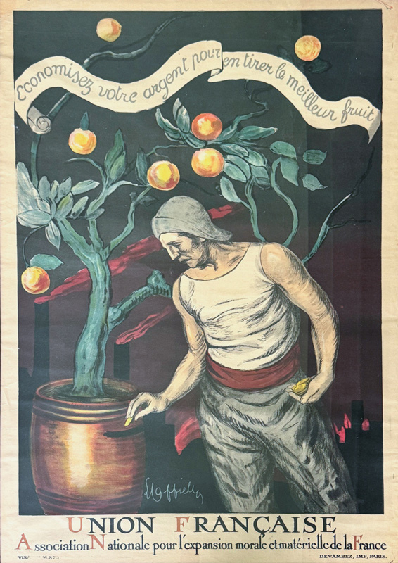 Union Française, affiche publicitaire de Cappiello