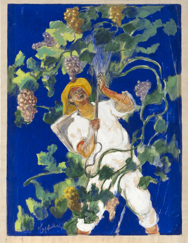 Lithographie publicitaire : Sulfate pour la vigne