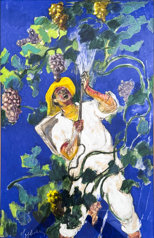 Lithographie publicitaire : Sulfate pour la vigne