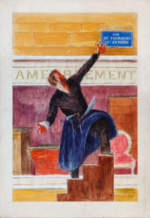 Esquisse publicitaire : Ameublement