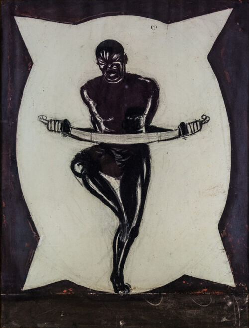 Advertising sketch: Shock absorber