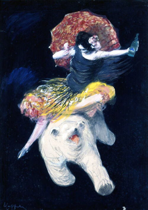 Esquisse publicitaire : Anis del Oso