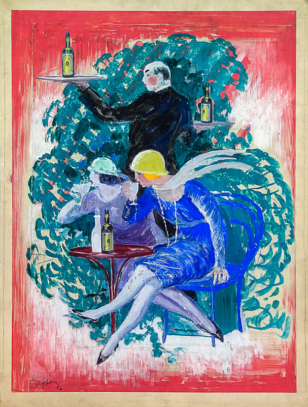 Advertising sketch: Aperitif