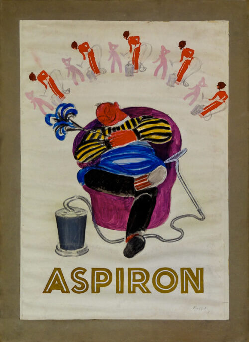 Esquisse publicitaire : Aspiron