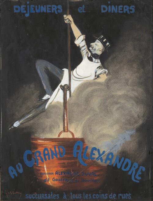 Esquisse publicitaire : Au Grand Alexandre