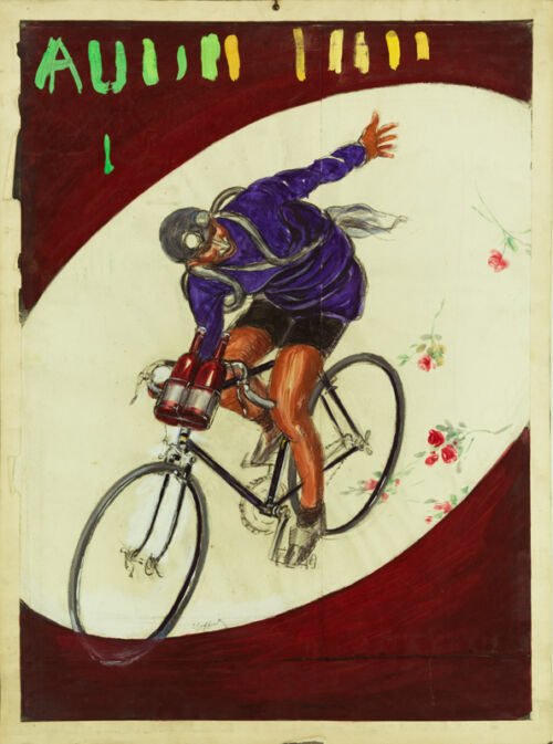 Esquisse publicitaire : Automoto - Byrrh