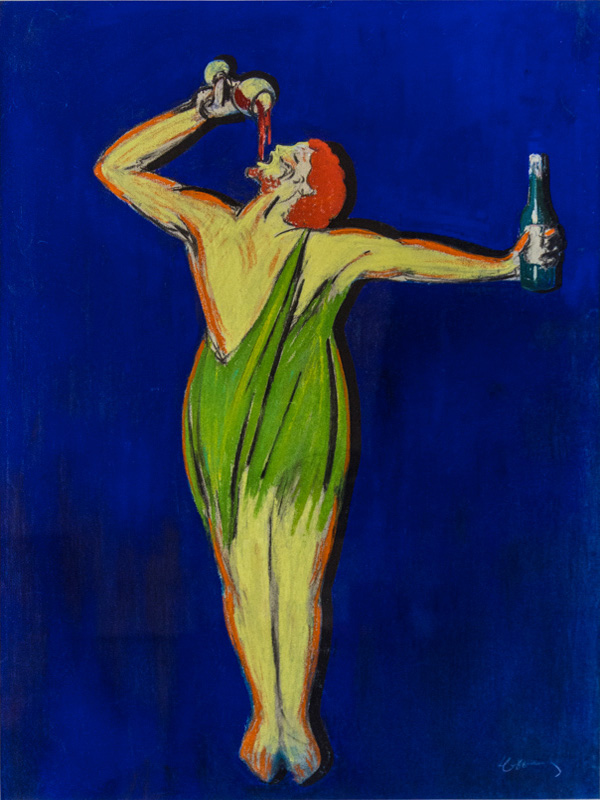 Esquisse publicitaire : Bacchus