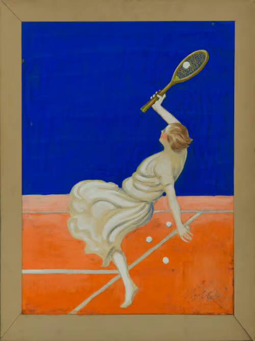 Esquisse publicitaire : Balle de tennis