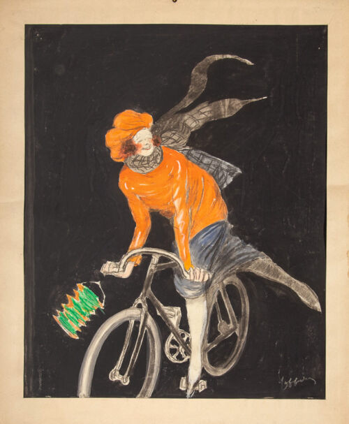 Esquisse publicitaire : Bicyclette