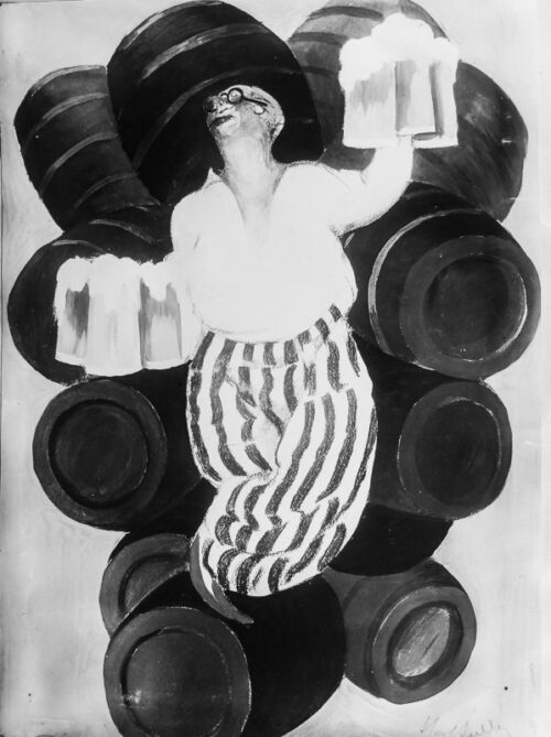 1928 - Un buveur épanoui