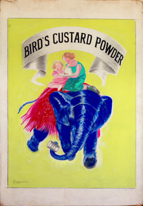Esquisse publicitaire : Bird's Custard Powder