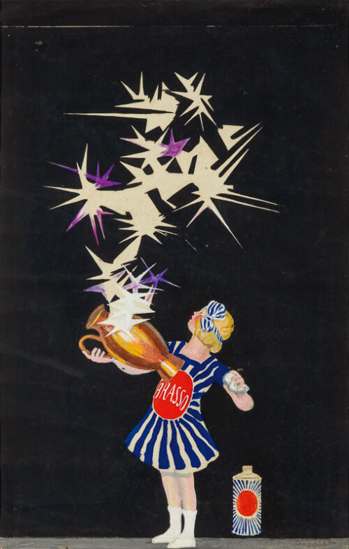 Esquisse publicitaire : Brasso