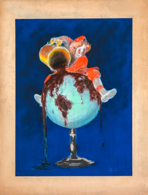 Esquisse publicitaire : Cacao Poulain