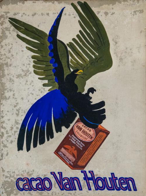 Esquisse publicitaire : Cacao Van Houten