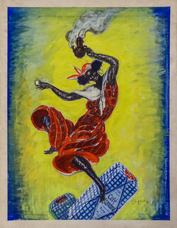 Esquisse publicitaire : Café