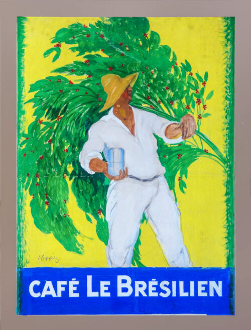 Esquisse publicitaire : Café Le Brésilien