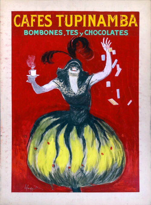 Esquisse publicitaire : Cafes Tupinamba