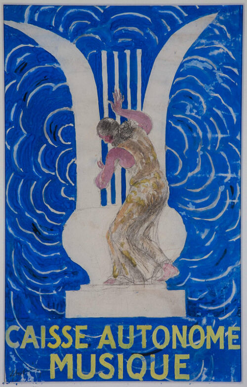 Advertising sketch: Caisse Autonome de Musique