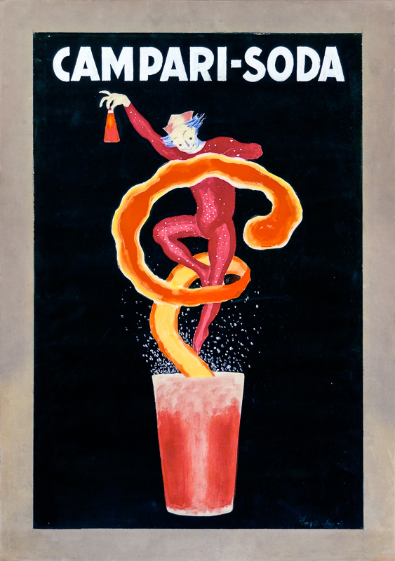 Advertising lithograph: Campari