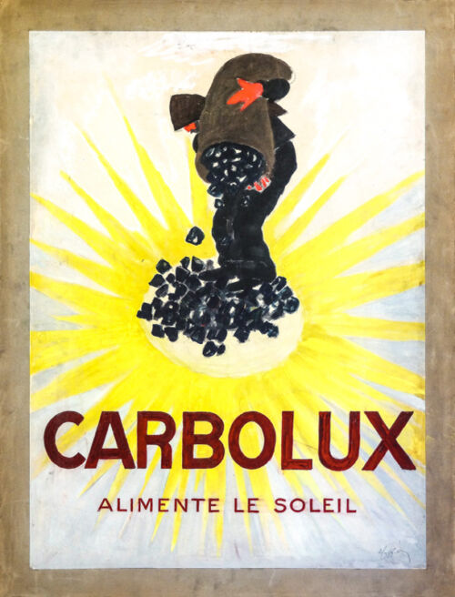Esquisse publicitaire : Carbolux