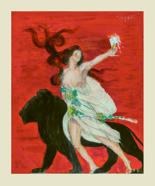 Esquisse publicitaire : Champagne