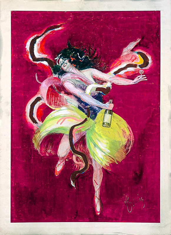 1922 - A tipsy woman is going to get herself a drink.