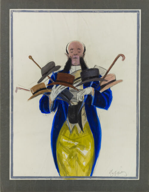 Esquisse publicitaire : Chapeaux