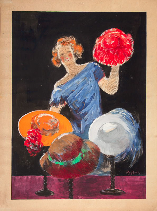 Advertising sketch photo: Hats