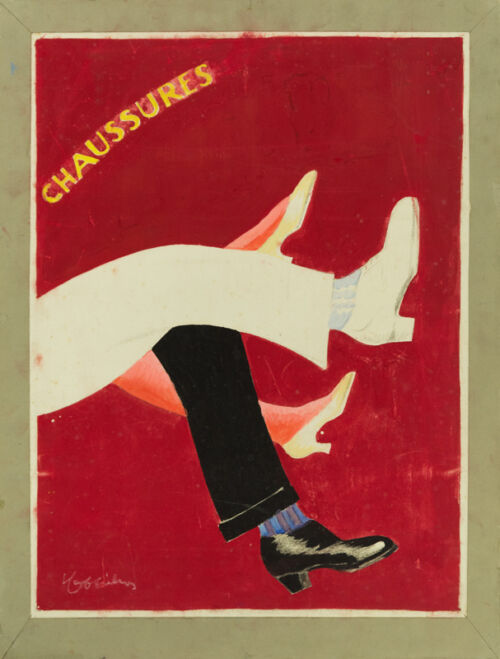 Esquisse publicitaire : Chaussures André
