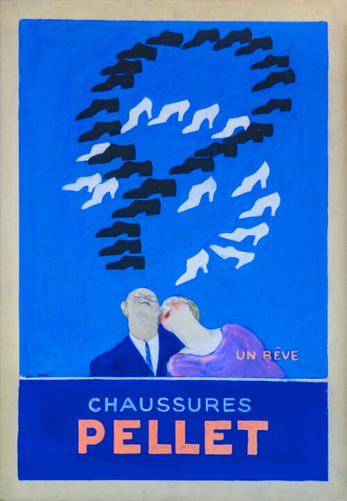 Esquisse publicitaire : Chaussures Pellet