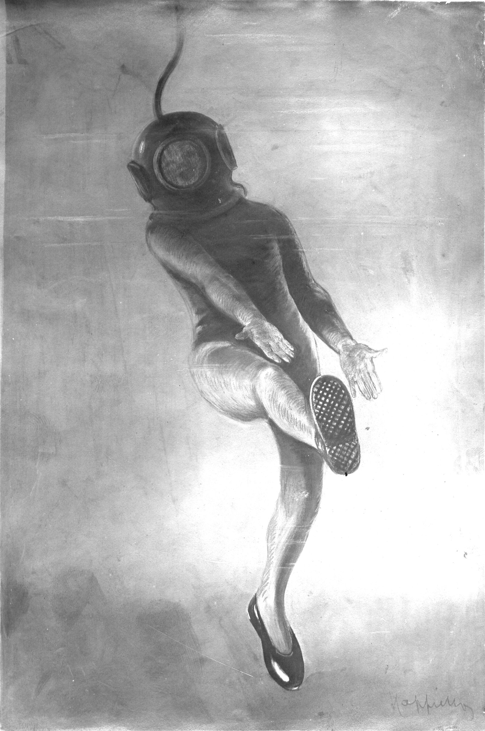 Advertising painted photo: Shoes