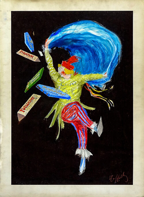 Esquisse publicitaire : Chocolat