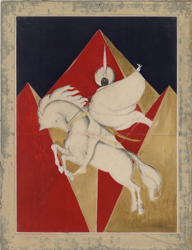 Esquisse publicitaire : Cigarettes Laurens