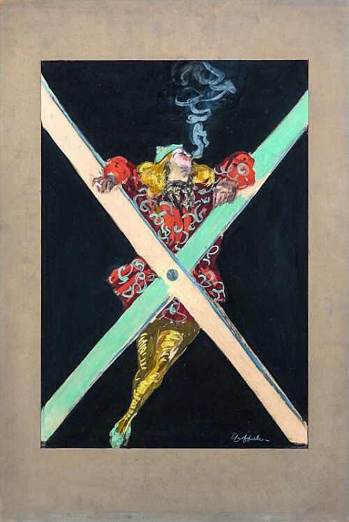 Esquisse publicitaire : Cigarettes Matossian