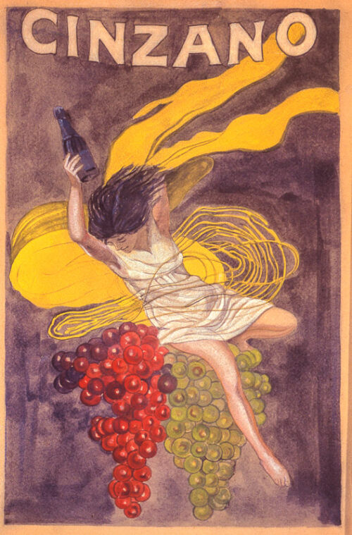 Esquisse publicitaire : Cinzano