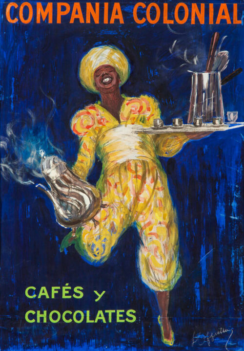 Esquisse publicitaire : Compania Colonial / Cafés y Chocolates