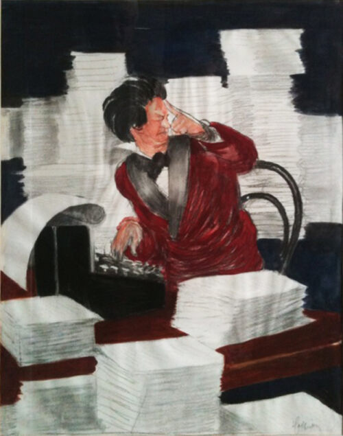 Esquisse publicitaire : Comptometer