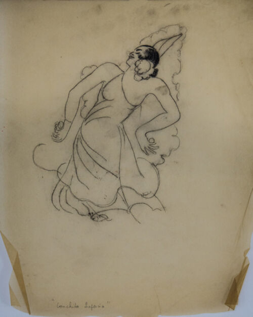 1932 - Une danseuse espagnole.