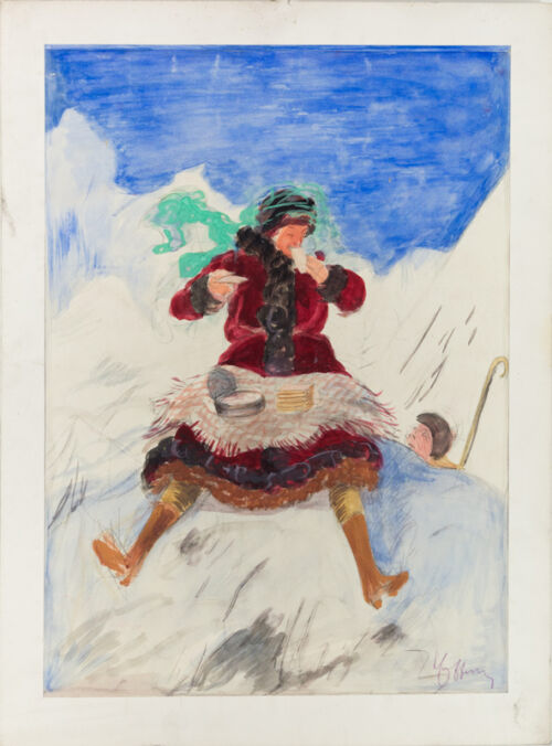 Esquisse publicitaire : Conserves