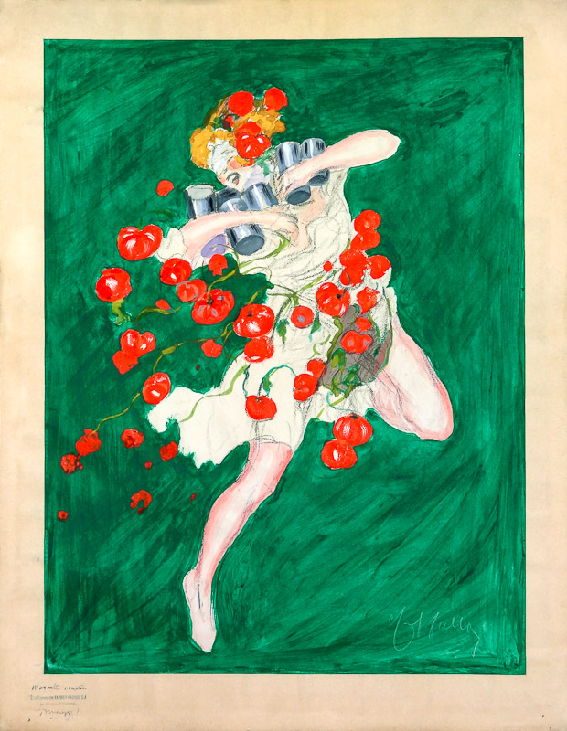 Esquisse publicitaire : Conserves de tomates