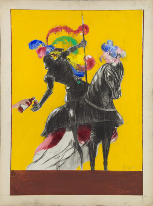 Esquisse publicitaire : Cordial Campari