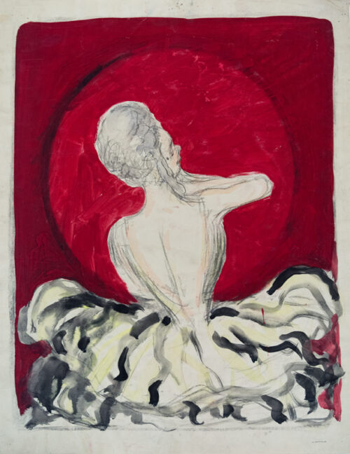 Esquisse publicitaire : Crème de Luzy