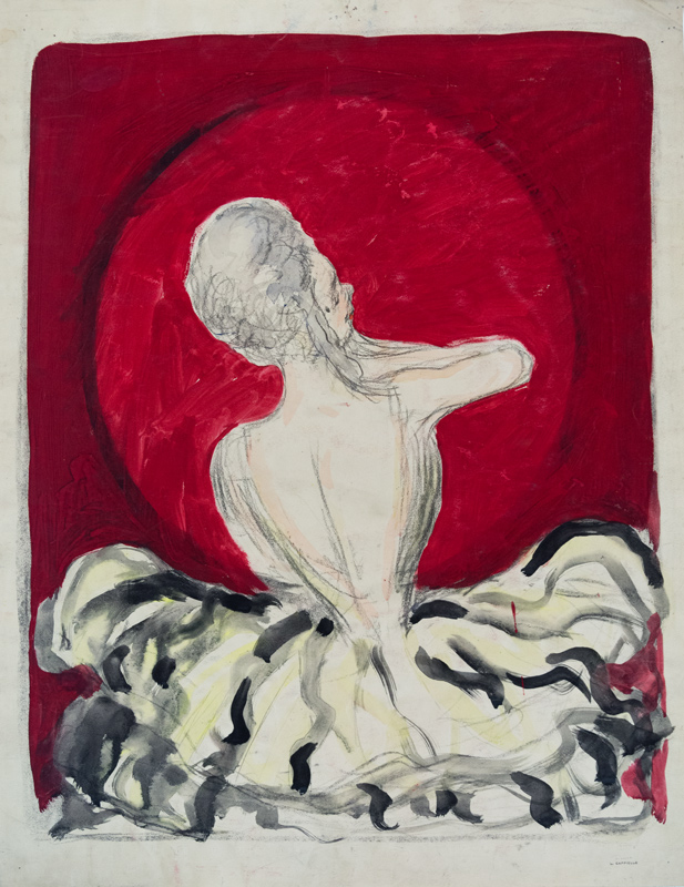 Esquisse publicitaire : Crème de Luzy